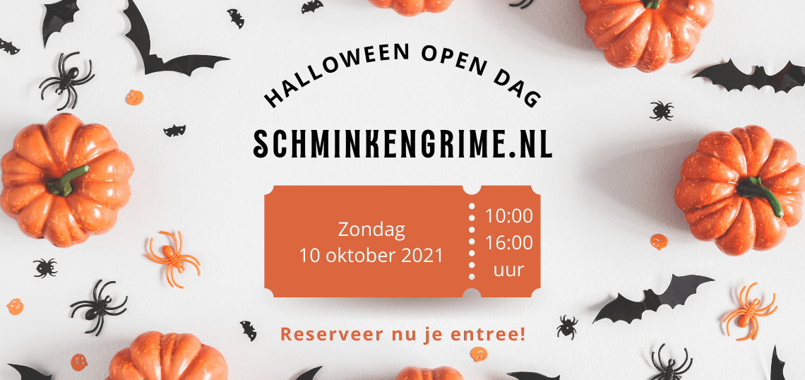 Halloween Open Dag | SchminkenGrime.nl